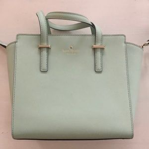 mint green kate spade purse
